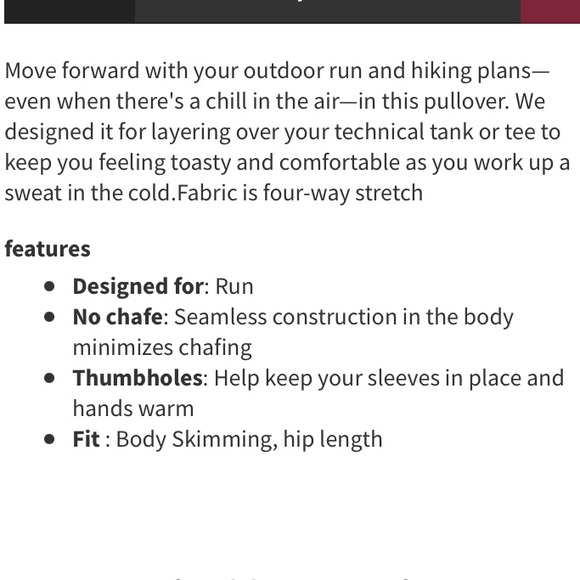 Lululemon Rest Less Pullover Black White Size 8 - Picture 7 of 7